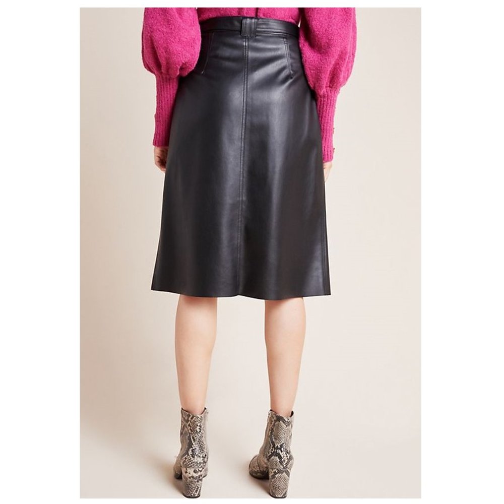 Anthro Bailey 44 Marceline faux leather mi… - Picture 3 of 8